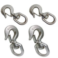 Stainless Steel T316 Drop Forged Swivel Hook Lifting Hook,1500 Lbs