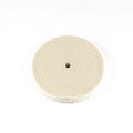 6" X 1/2" Arbor Hole - 60 Ply Spiral Sewn Polishing Muslin Cotton