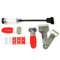 4 pc Scraper Tool Set Mini Rubber Gripped Extended Folded Scraping Detail Work