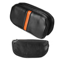 Leather Tobacco Pipe Case With Separate Tobacco Pouch Portable