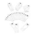 Hangers Retail Clothing 2" X 5" Rectangular Plastic Size 10 Dividers