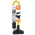 Prime 2ft Twist-to-Lock Triple Tap Adapter 12/3 STW