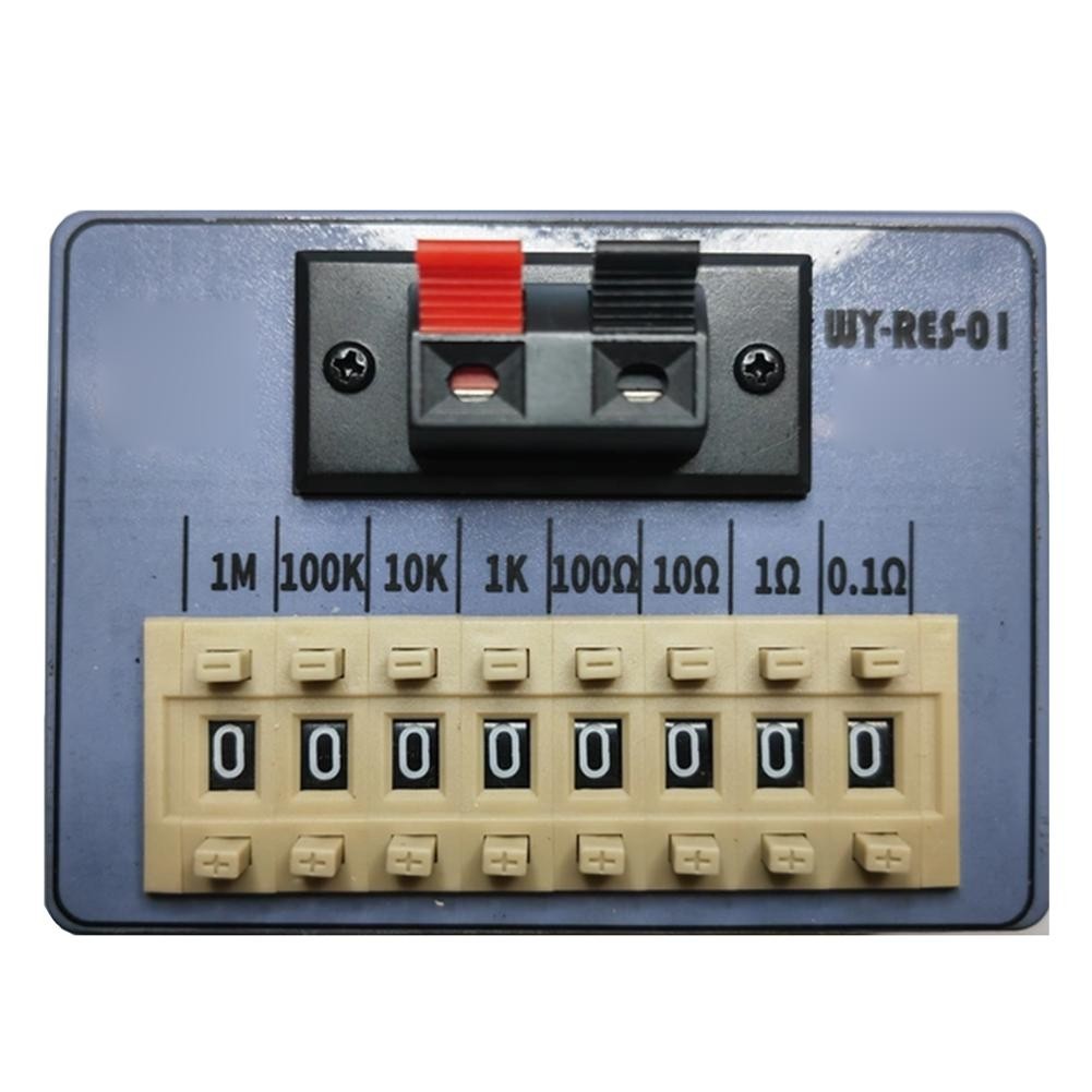 WYRES01 Resistor Box with 8 Levels 0 Point 1 Ohm Resolution for Precise UseOpens