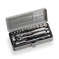 TONE 1/4" Deluxe Socket Wrench Set 19 pcs