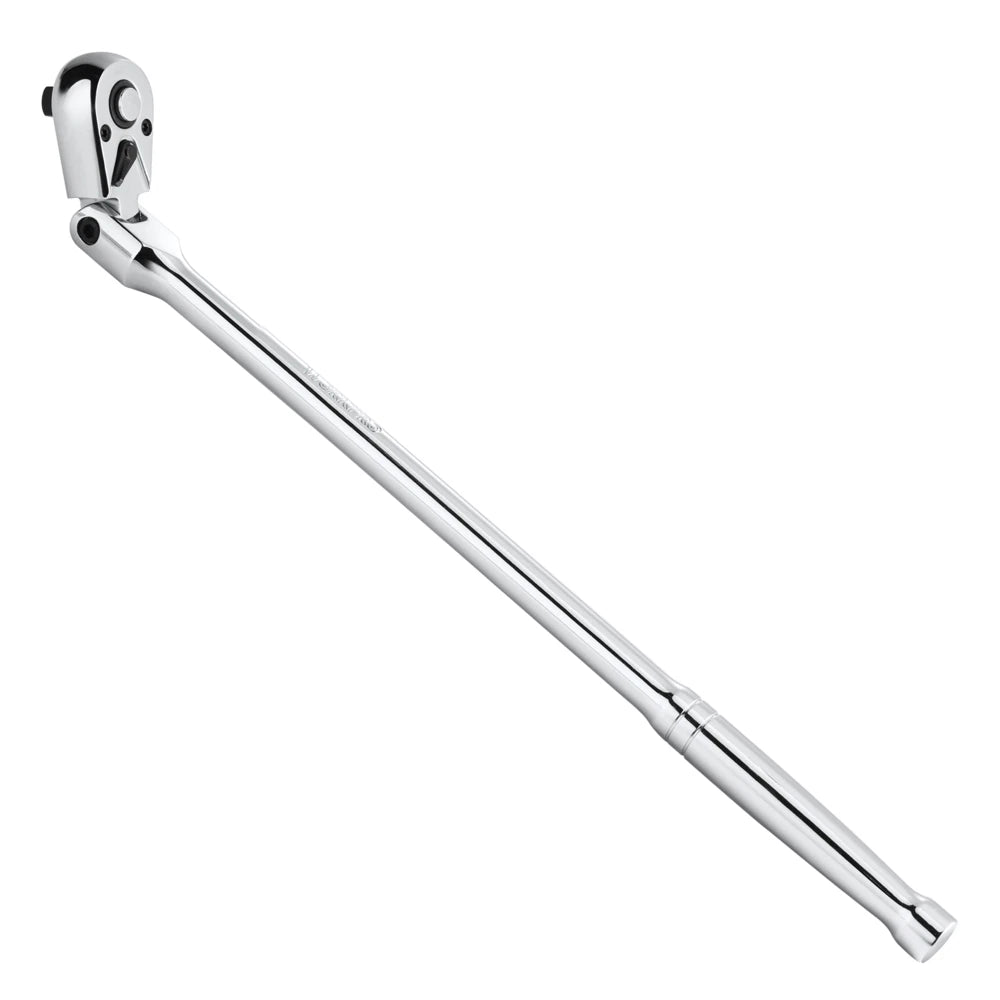 WORKPRO 12" Extra Long Flex Head Ratchet Handle 1/4" Dr Quick Release Reversible
