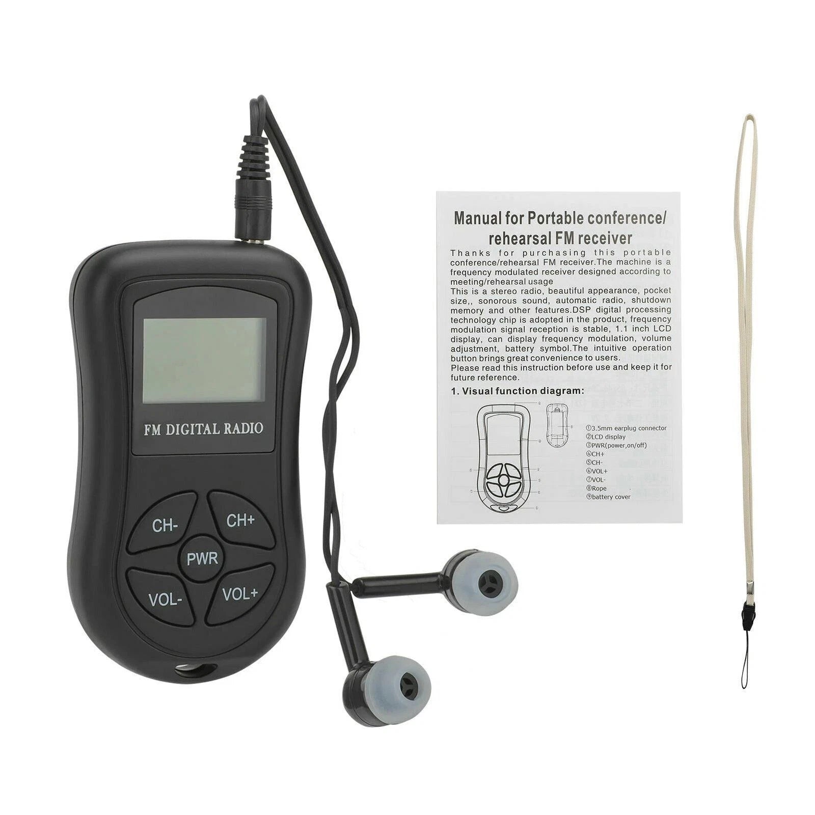Portable Radio With An Automatic Scanning Channel And A Manual Search