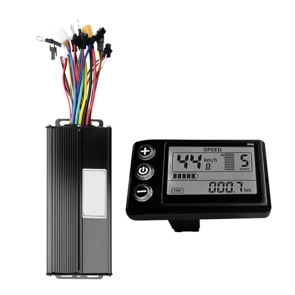 Brushless Controller Display Kit For 364852V 35a 1500W Electric Bike