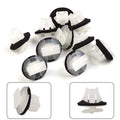 New10*car Sill Moulding Side Skirt Trim Clips For Benda