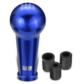 46mm 6-Speed MT Aluminum Blue Shift Knob w/ Adapters M8 M10 M12-J2