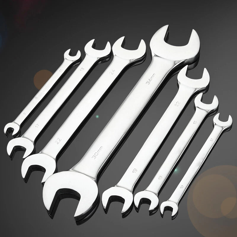 Double Head Thin Open End Wrench Combination Wrench Set Metric Repair