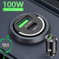 100W Phone Charger USB Type C QC3.0 Black Fast Charging For Samsung