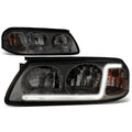[Led Drl] Fit 2000-2005 Chevy Impala Smoked Housing | Built Supply Co