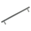 Signature Euro Style 7-9/16" Centers Solid Chrome Cabinet Handle Pull