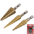 Neilsen Step Drill HSS Cone Bit Set