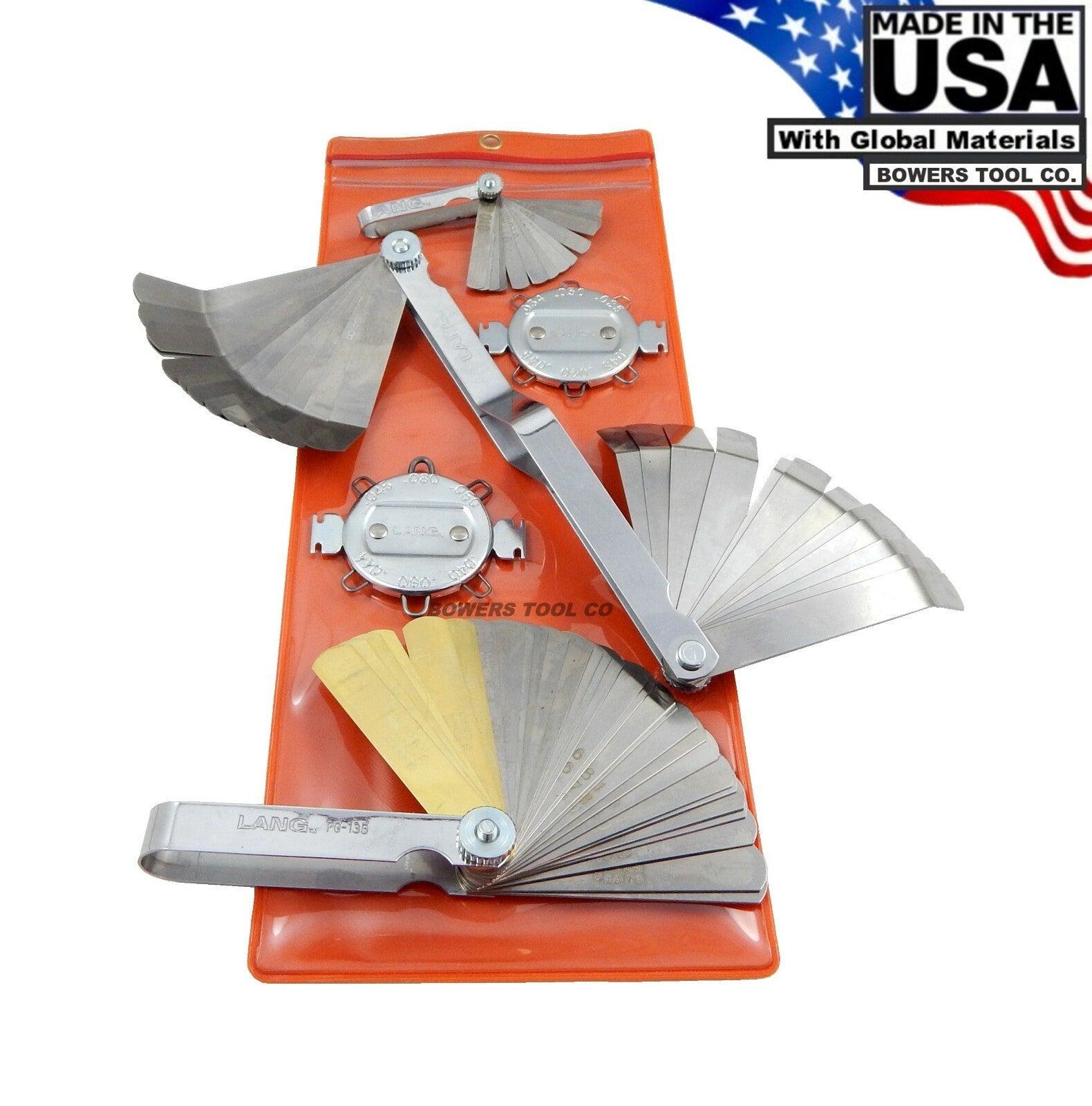 Lang 5pc Master Feeler Gauge Set
