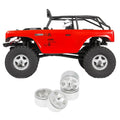 Alloy Metal Beadlock Wheel Rims Parts For Axial Scx24 90081 1/24 Rc