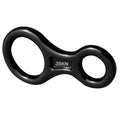 Red/black 35kn Figure 8 Descender Belay Device For Tree Felling,