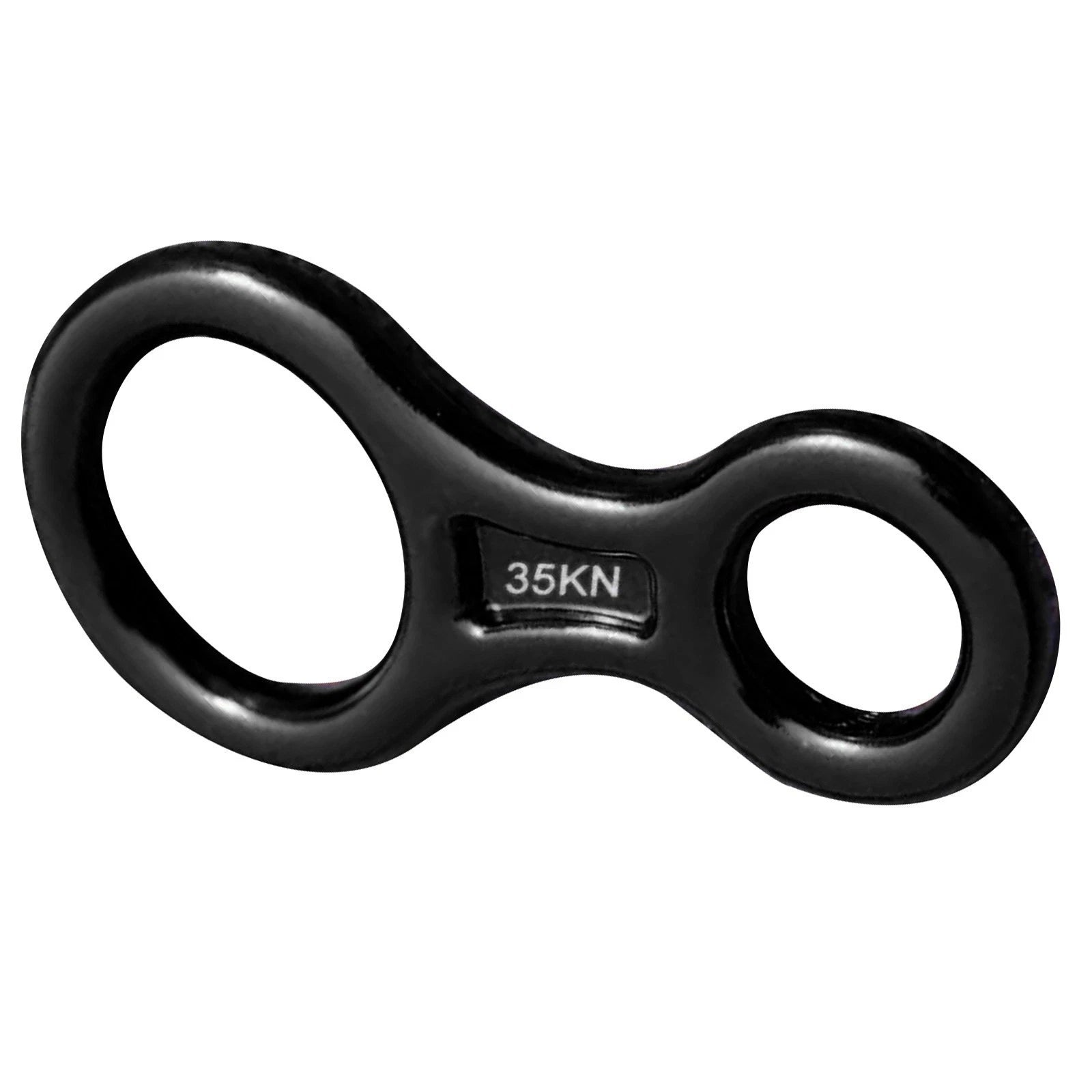 Red/black 35kn Figure 8 Descender Belay Device For Tree Felling,