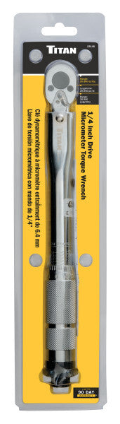 Titan 1/4-Inch Drive Torque Wrench by Titan