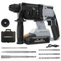 WORKPROX 20V Cordless Rotary Hammer Drill Kits 520W Brushless 7/8" SDS-Plus 2.0J