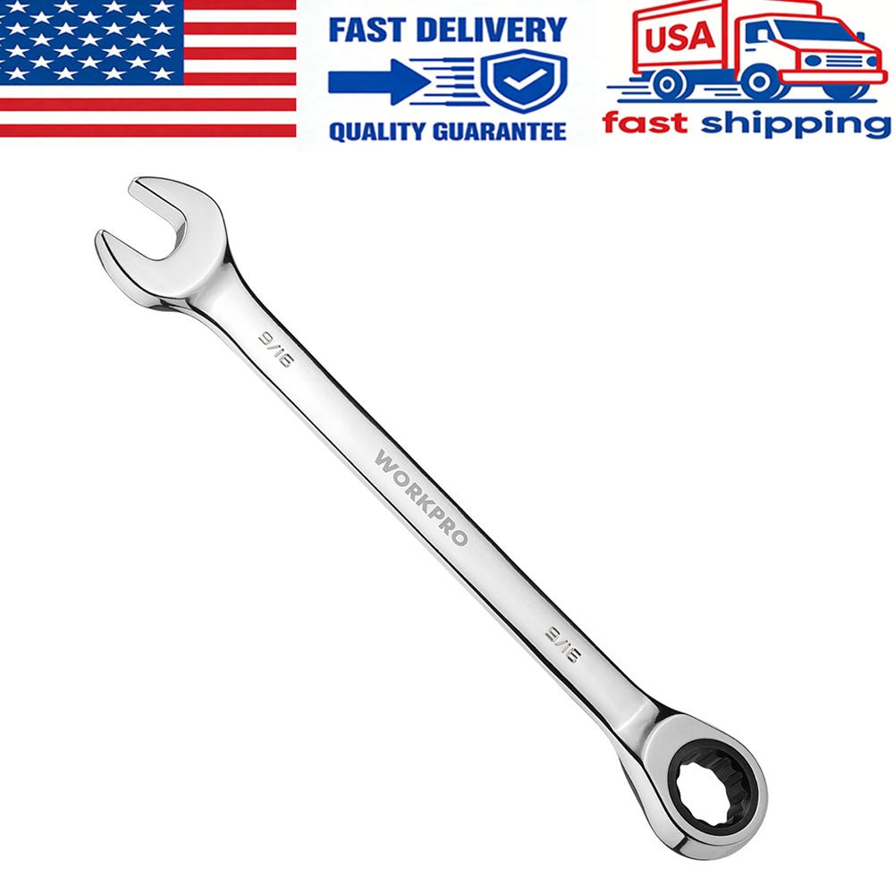 WORKPRO 9/16" Ratcheting Combination Wrench by WORKPRO