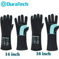 DURATECH 14"/16" Welding Gloves Fireplace Heat/Fire Resistant Cow