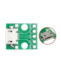 USB Micro Breakout Board Female Socket 2.54mm Pitch Adapter Connector