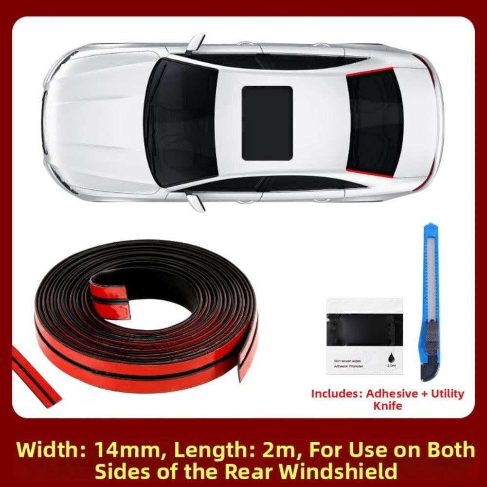 Waterproof Dustproof Seal Strip For Car Windshield Sunroof Door 30mm