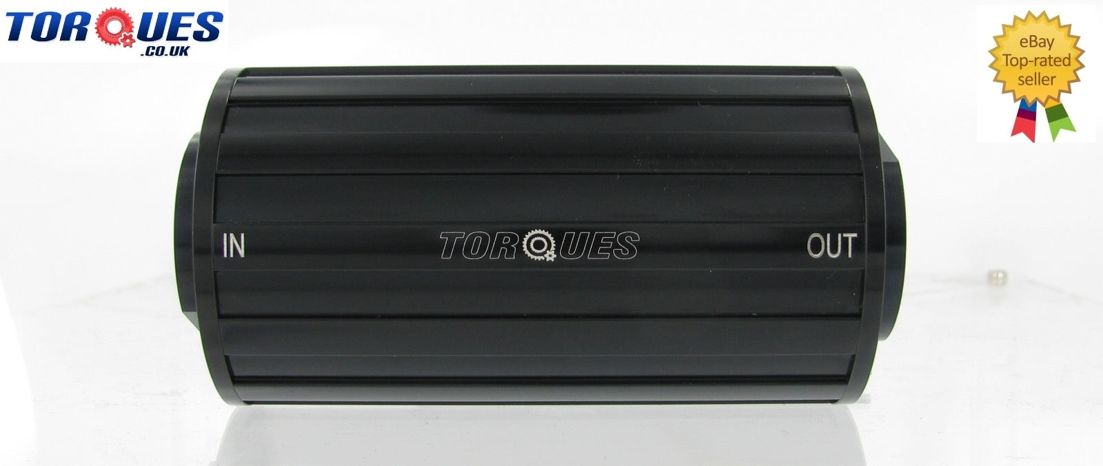 AN -8 (AN8 JIC -8 ORB-8) Black Anodised High Flow Billet Fuel Filter