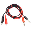 Test Lead 4MM Banana Plug to Crocodile Clip Set