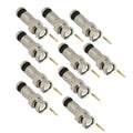 Premium Adapter Bnc Compression Connector For Cctv Camera Rg6 Coax