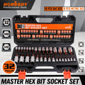 Tap and Die Set 110 Piece Metric with Case Screw Extractor Remover
