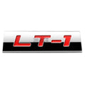 Bumper Sticker Metal Emblem Decal Trim Badge 3d Polished Red Lettering