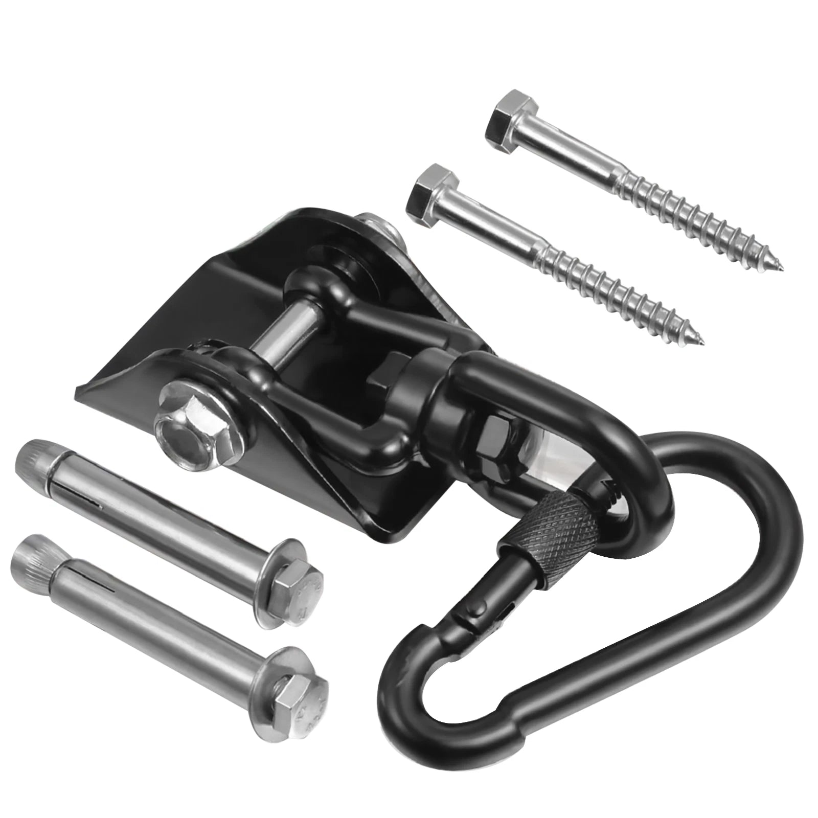 360° Swivel Stainless Steel Swing Exercis Hook Hammock Hanging Kit