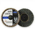 50 Pack - 2" Quick Change Zirconia Curved Edge Fillet Weld Flap Disc for Corners