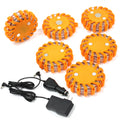 Lot 6 Rechargeable LED Safety Flare Emergency Warning Light by Unbranded