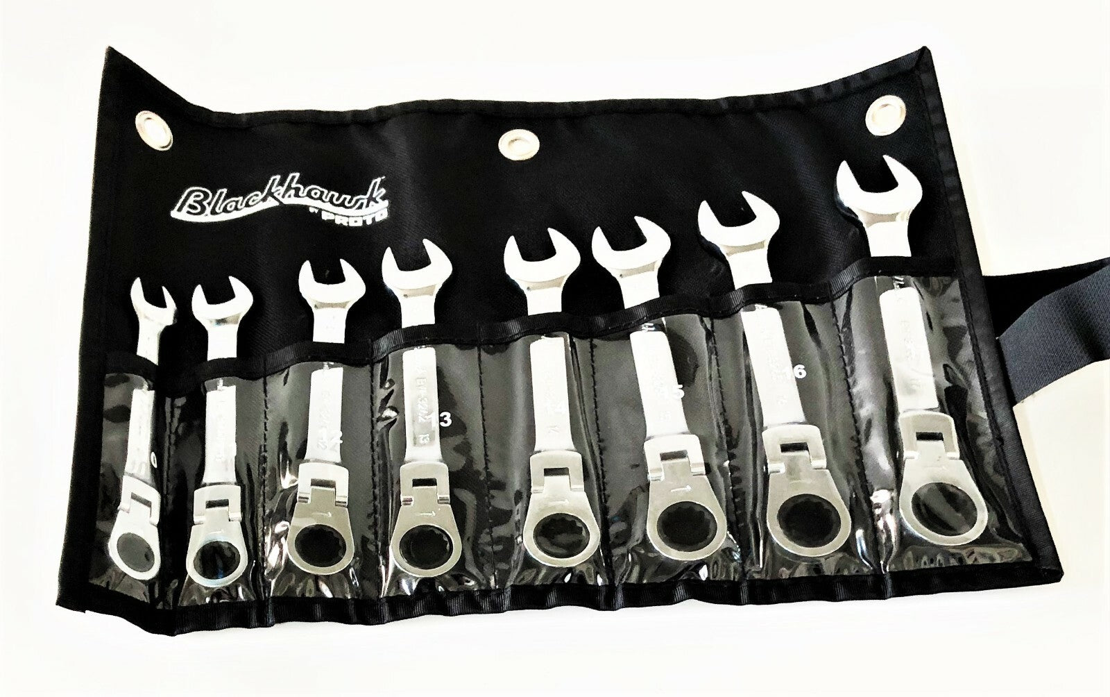 Proto Blackhawk Flexible Gear Ratcheting Wrench Set