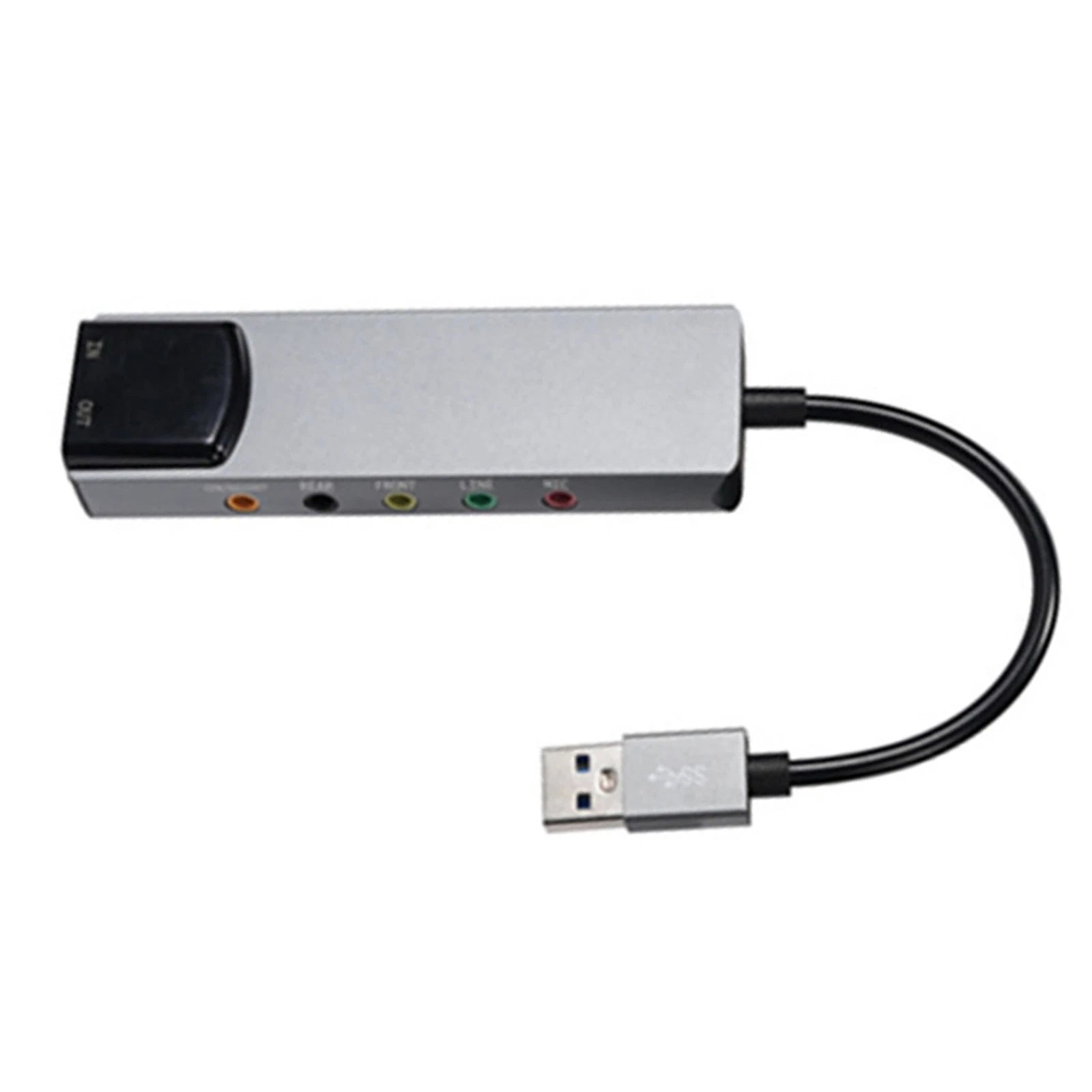 Usb Sound Card 5.1 Channel External Audio Card Spdif Optical For Pc