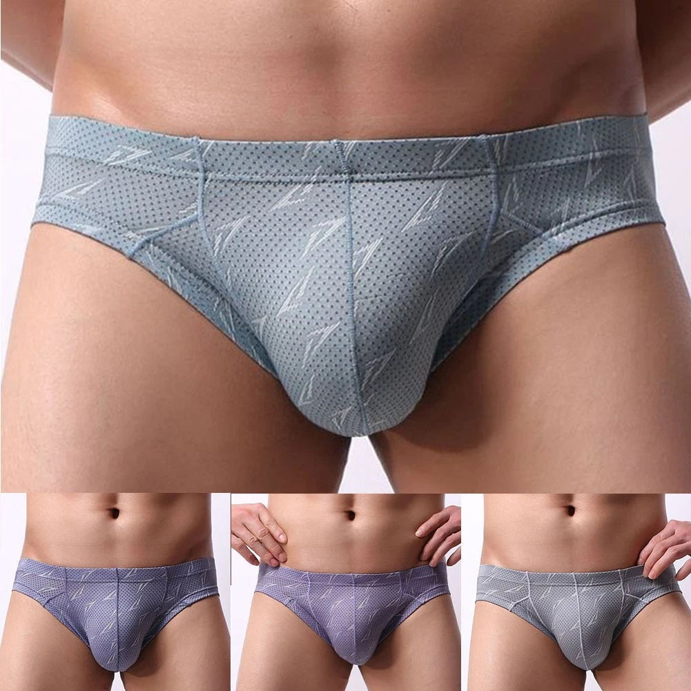Breathable Briefs Print Pantie Fashion Underpants Nylon Spandex Fabric