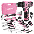 WORKPRO 108PCS Home Tool Kit with Drill by WORKPRO