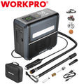 WORKPRO Tire Inflator Portable 12V Air Pump Compressor 150PSI 3-in-1
