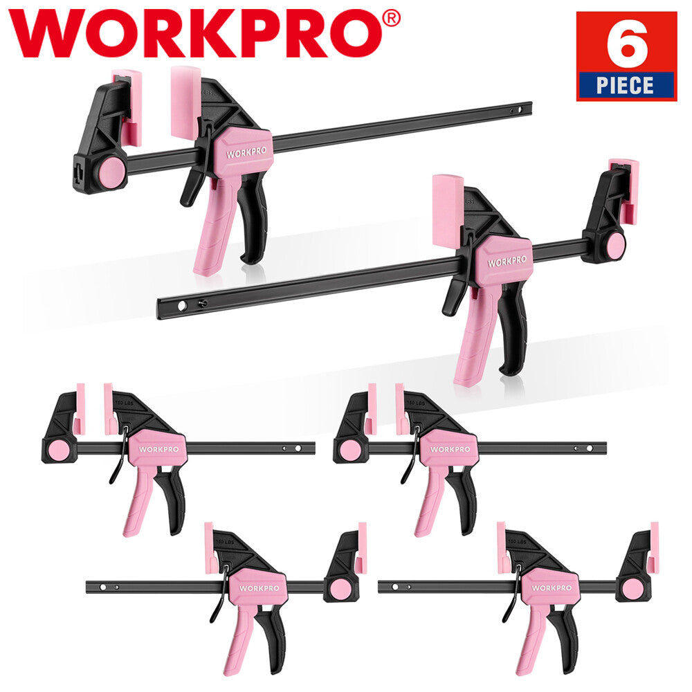 WORKPRO Bar Clamp Set 6-Packs by WORKPRO