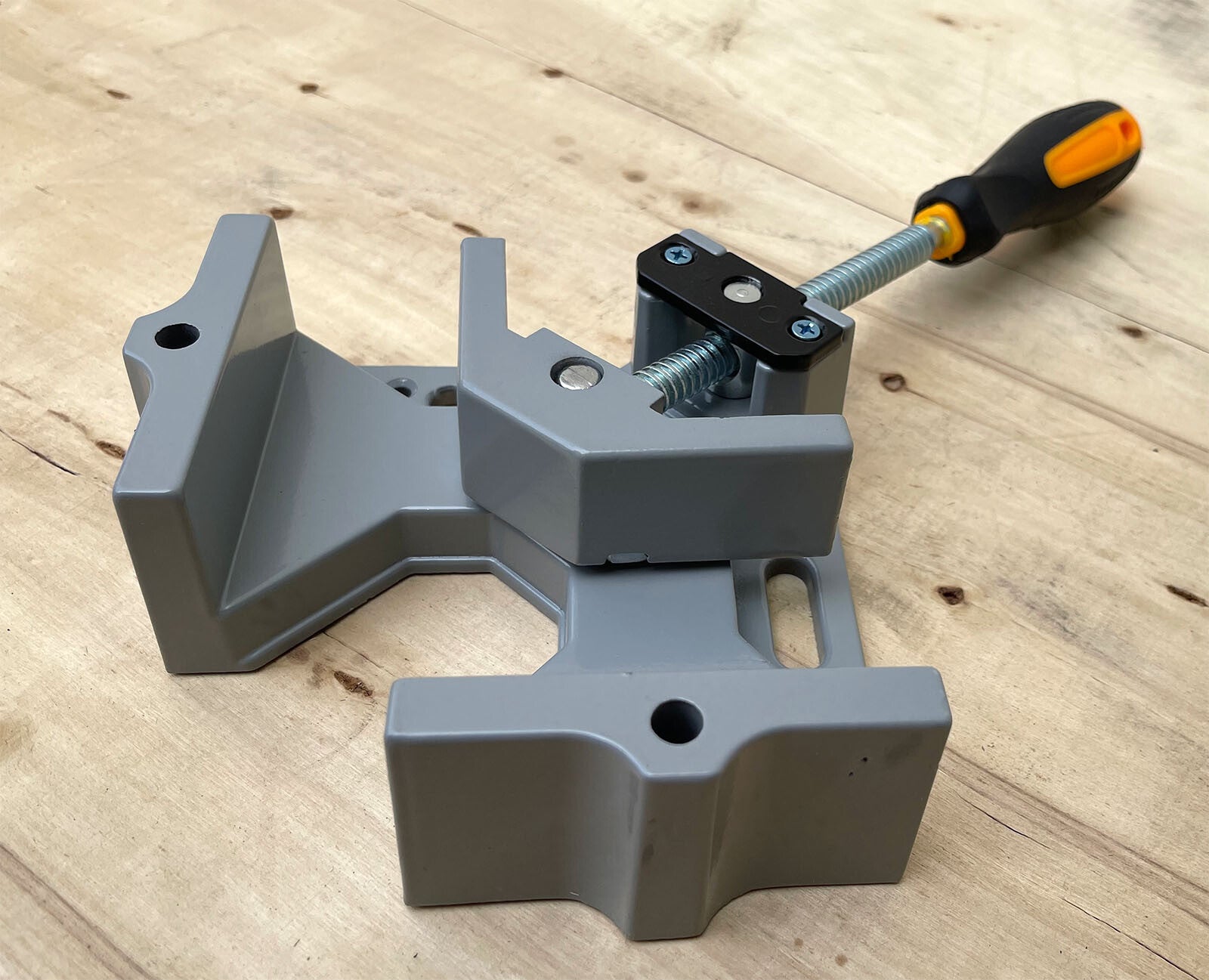90° Aluminum Alloy Adjustable Swing Jaw Corner Clamp
