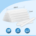 Workpro 100-pack 0.43x4" Full Size Hot Glue Sticks | Built Supply Co