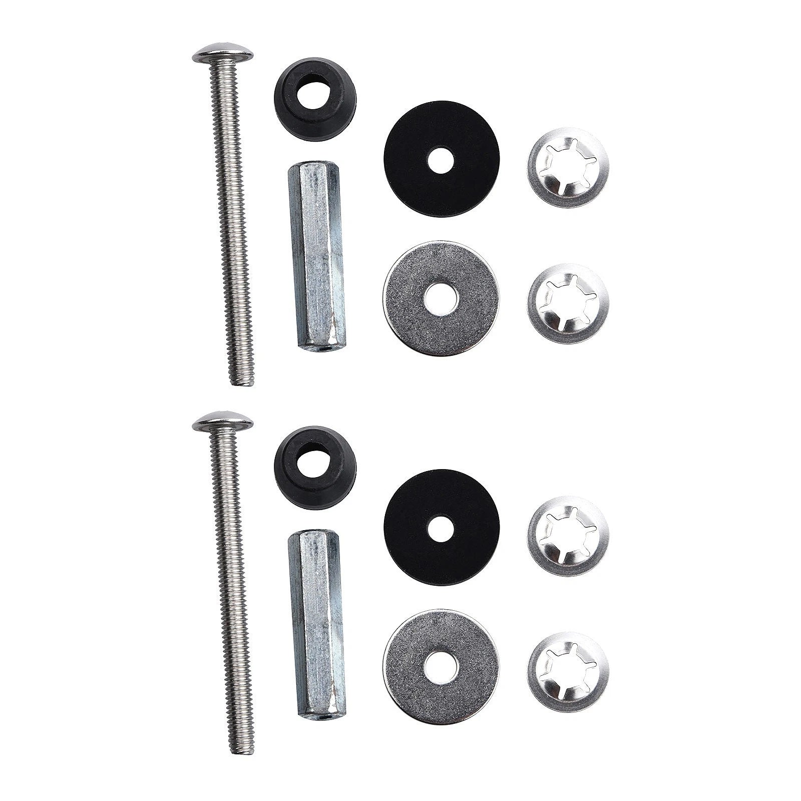 Toilet Seat Bolts Kit, Universal Stainless Steel Anti-slip Metal