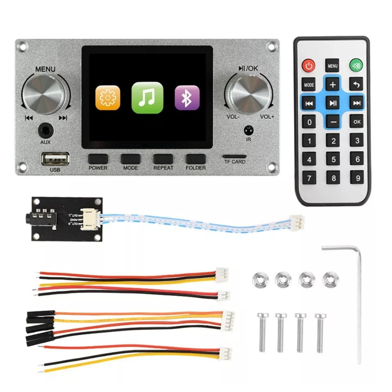 1set 2.8inch Ips Decoder Board Bluetooth Mp3 Tf Usb | Built Supply Co