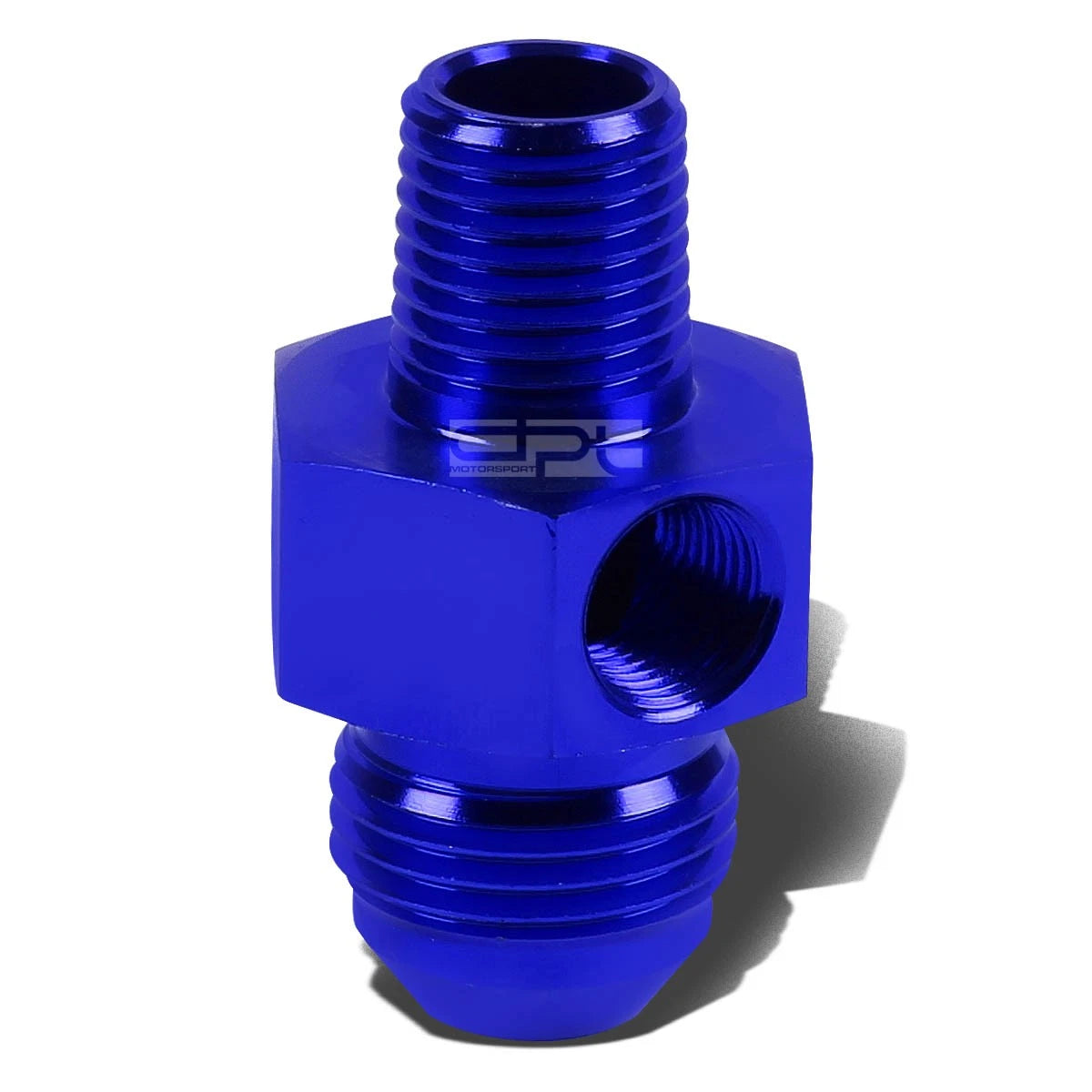 Blue 8-an Flare To 1/4" Npt Fitting/couple<wbr/>r/adapter+1/8"