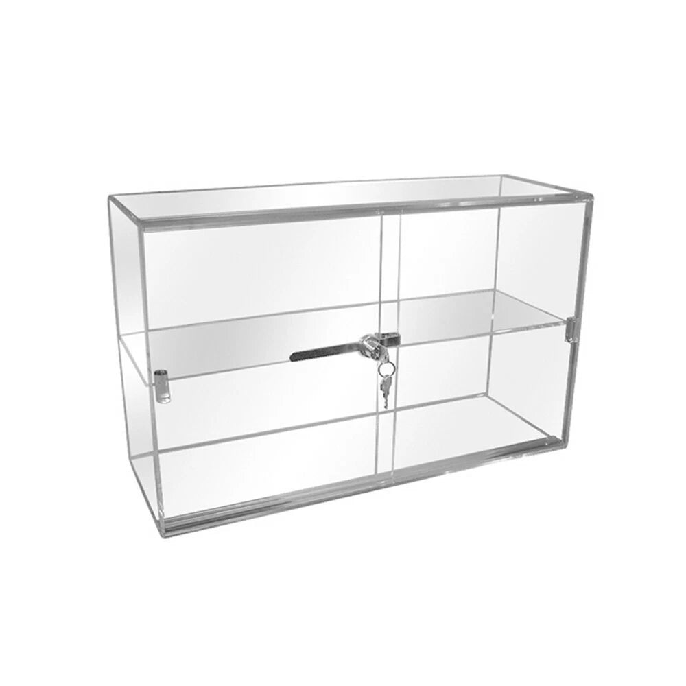 Acrylic Countertop Display Case Assembly Showcase 21"l X 7"w X