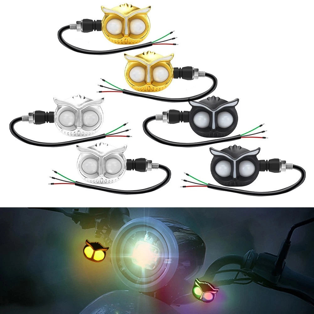 Motorcycle Turn Signal Led Lights Colorful And Amber High Brightness