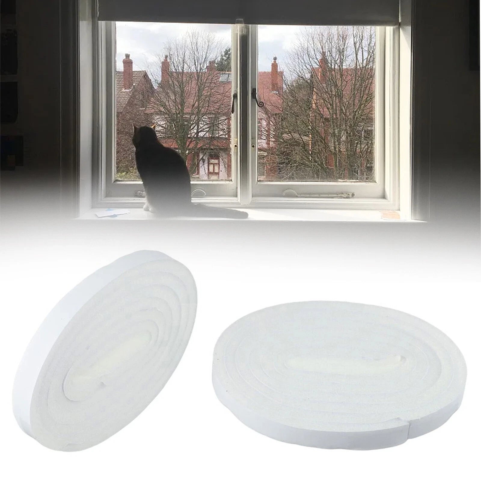 Sealing Strip Tool Door Seam Reduce Noise Sound Insulation Sponge